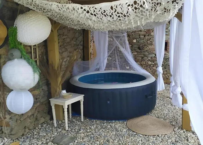 Nougaro 2 Pers Private Ouvert A L'annee Ferienhaus *